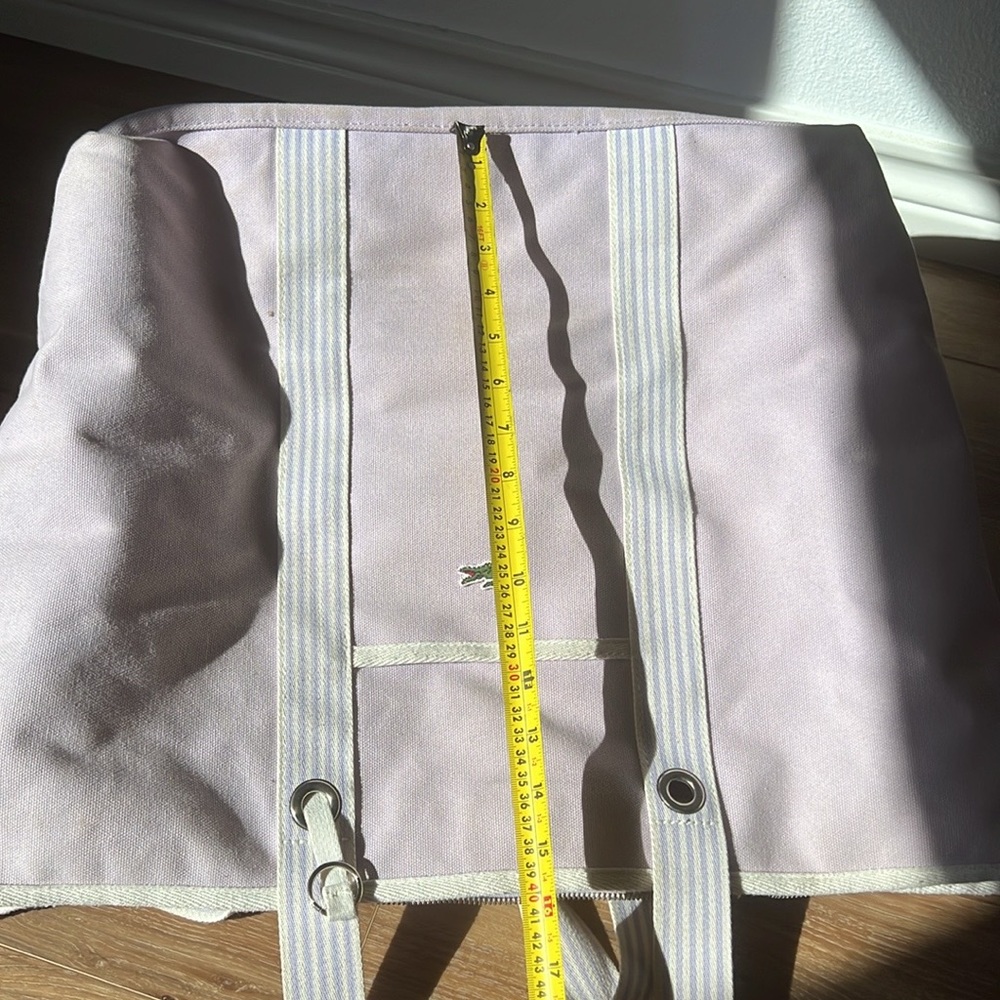 LACOSTE Canvas Large Weekend Tote Bag - Picture 11 of 15